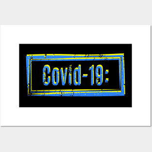 Coronavirus covid 19, quarantine, corona, virus, pandemic, covid19, social distancing, stay home, covid Posters and Art